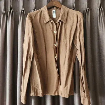 MHL. 브라운 긴팔 셔츠
