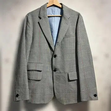 BARNEYS NEWYORK 글렌체크 테일러드 자켓 바니스