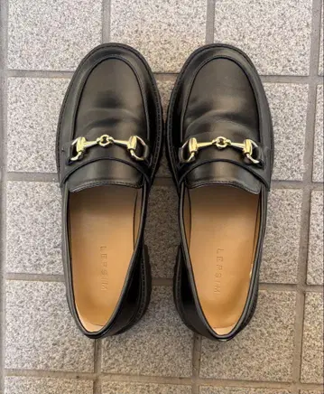 제로 통굽 로퍼 LEPSIM 블랙