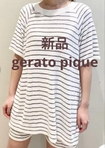 gerato pique 스트라이프 룸웨어 F 사이즈 새상품