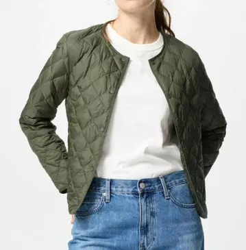새상품급 UNIQLO 퍼프 테크 퀼팅 자켓 S