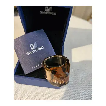 레어! DANIELSWAROVSKI glacier 반지 브라운