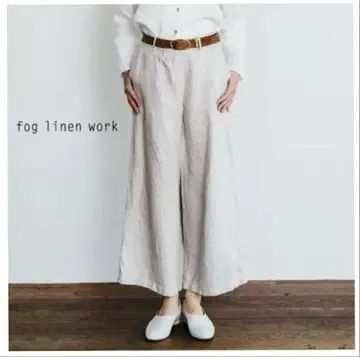fog linen work 포그린워크 데님 사루엘 팬츠