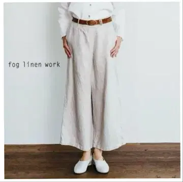 fog linen work 포그린워크 데님 사루엘 팬츠