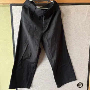 HARE 블랙 와이드 팬츠 M