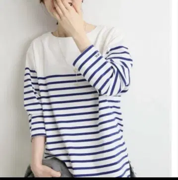 IENA A.P.C. 별주 보더 티셔츠 바스크 셔츠