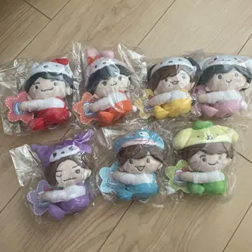 나니와단시 산리오 봉제 인형 7체 세트