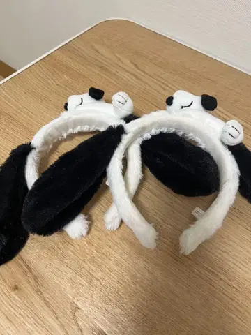 스누피 머리띠 2개 세트