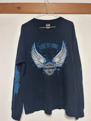 좋아요 감사 가격 인하 Harley-Davidson 롱T셔츠