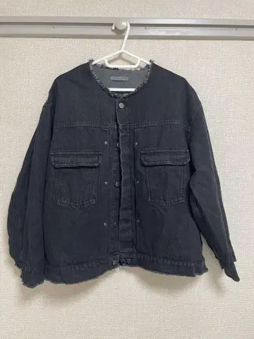 WYM LIDNM CUT OFF DENIM 아우터만