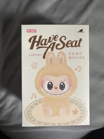 미개봉 라부부 시트 POP MART Have A Seat LABUBU