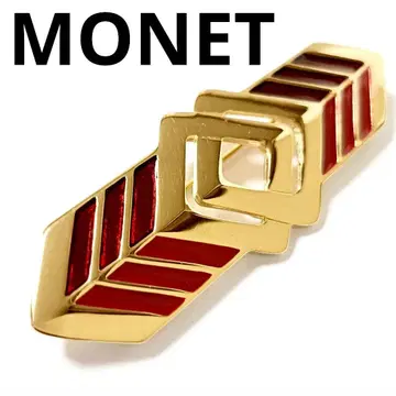 MONET 모네 vintage 빈티지 브로치 화살깃 골드 레어