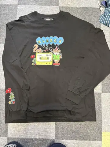 XLARGE 블랙 롱 T