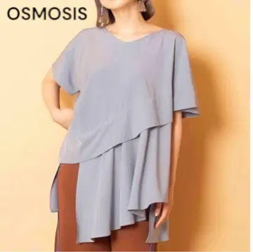 OSMOSIS 오즈모시스 비대칭 블라우스 변형