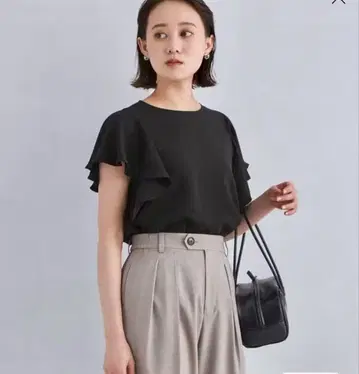 프릴 슬리브 블라우스 2 머신 워셔블