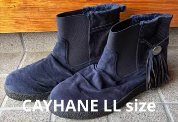 숏부츠 네이비 차이하네 / 프린지 LL 사이즈 ( 약 28cm )