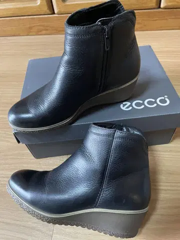 ecco 숏부츠 36 블랙 23cm