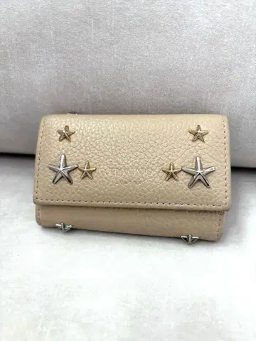 JIMMY CHOO 지미추 키케이스 열쇠지갑 베이지