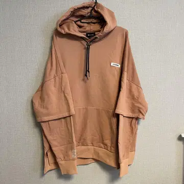 Subciety 오버 사이즈 후디 오렌지