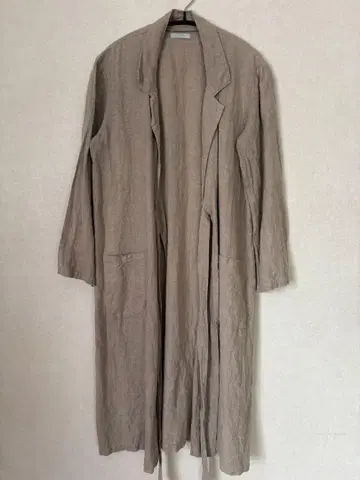 fog linen work 린넨100% 롱 코트