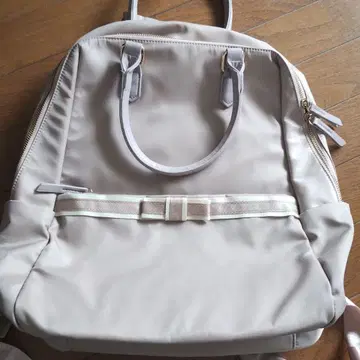 tocco closet 더스티 핑크 배색 리본 마더 백팩