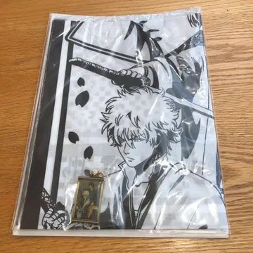 은혼 극장판 신역홍앵편 특전 손수건 메탈 참 세트