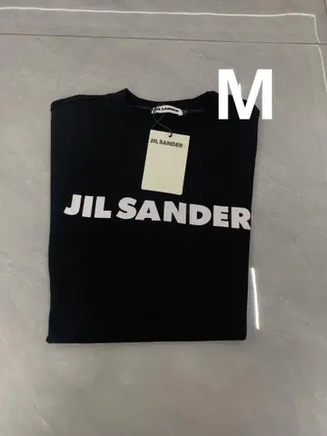 JIL SANDER 로고 T셔츠 블랙 M