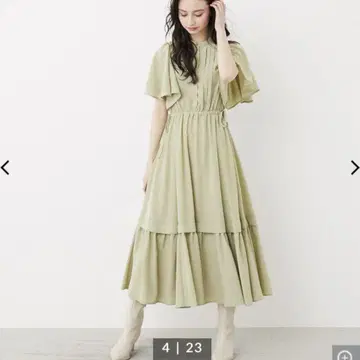 원피스 플레어 SLV 패턴 SH OP rienda