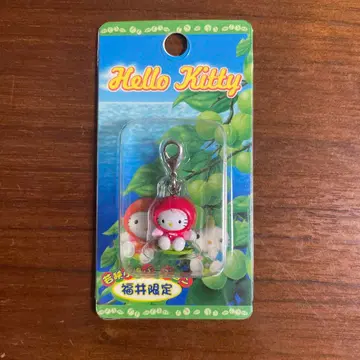 지역 한정 키티 후쿠이 한정 와카사 코우메 버전 지퍼 마스코트