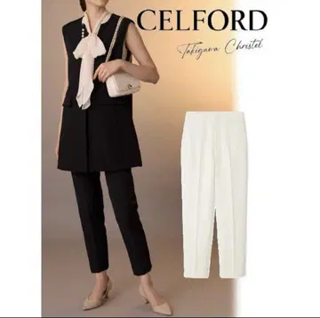CELFORD / 셀포드 슬림 레그 스트레치 테이퍼드 팬츠
