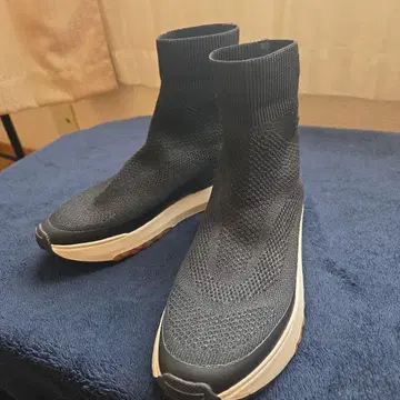 택 포함 ZARA! 삭스부츠, 메쉬, 블랙 24cm