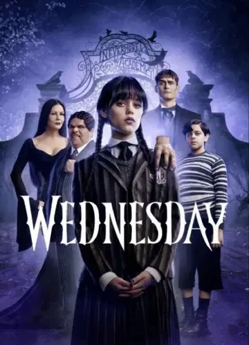 웬즈데이 Wednesday Netflix 포스터 아담스 패밀리