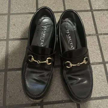 HARUTA 금장 장식 로퍼