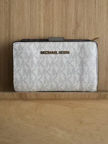 MICHAEL KORS 접이식 지갑 화이트