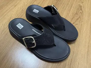 새상품급 fitflop 핏플랍 여성용 플립플랍 사이즈 6