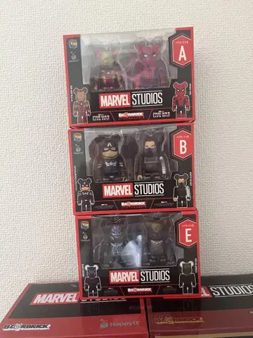 MARVEL STUDIOS BE@RBRICK 피규어 세트