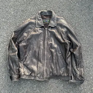 90s genuine leather swingtop jacket