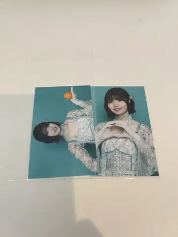 노기자카 네이블 오렌지 미니 브로마이드 나카니시 아루노