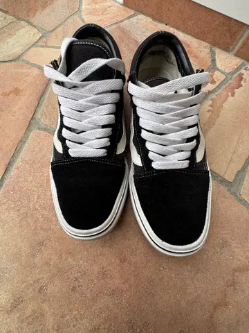 VANS 반스 올드스쿨 블랙/화이트 스니커즈 27cm