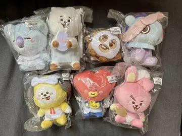 BT21 제일복권 Happy Bath Time 봉제 인형 7체 세트