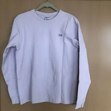 The North Face 연보라 긴팔 티셔츠