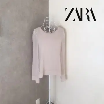 자라 1회 착용 블라우스