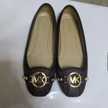 Michael Kors 브라운 플랫슈즈 MK 23.0cm