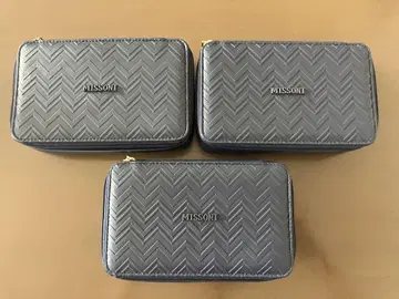 MISSONI 델타항공 비즈니스 클래스 트래블 파우치 3개 세트