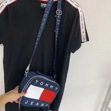 TOMMY JEANS 숄더백 네이비