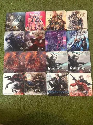 에오르제아 카페 에오카페 FF14 코스터 카드