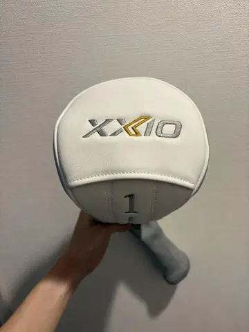 XXIO 드라이버용 골프헤드커버 화이트