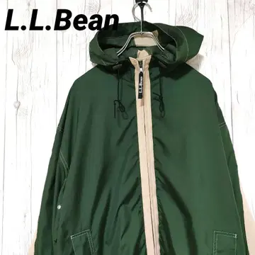 엘엘빈 나일론 자켓 마운틴 후드티 80s 90s 그린 레어