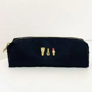 마리콴트 블랙 메이크업 모티브 파우치 필통 펜 케이스