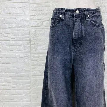 UNE MANSION 다크 데님 와이드 팬츠 S